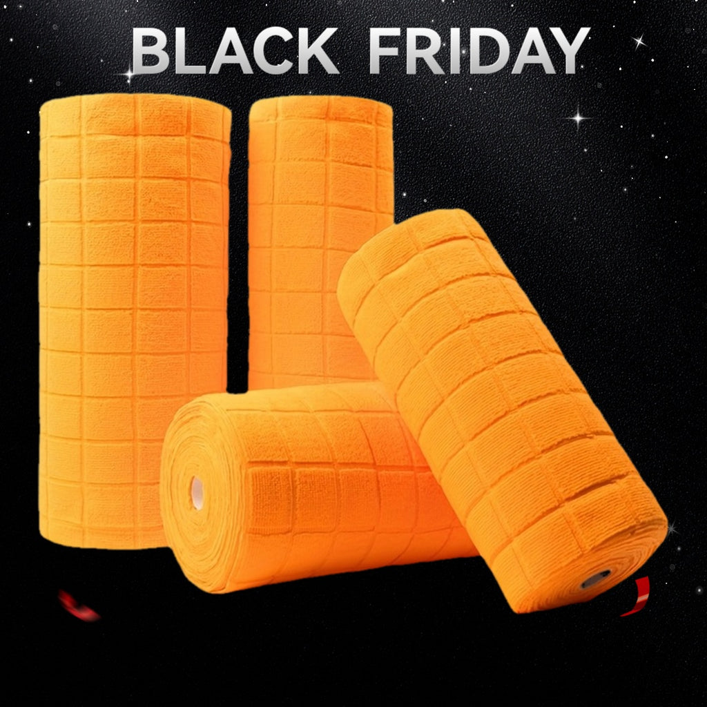 20 Pack Microfiber Cleaning Cloth Roll, Reusable Tear Away Microfiber Towels, 11.8\