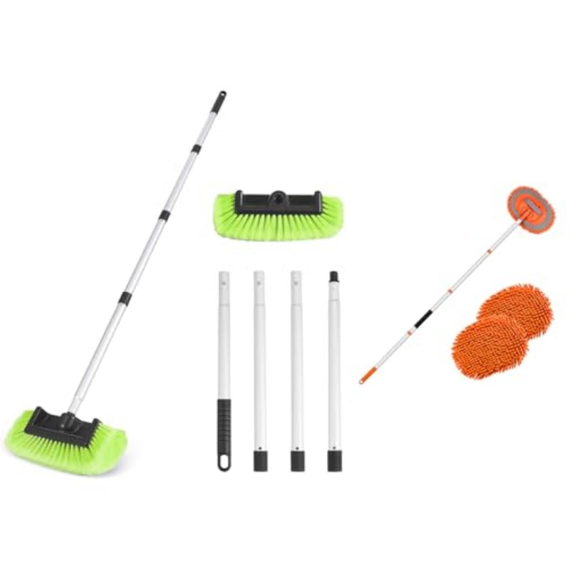 Ordenado 62 Car Wash Brush with Long Handle Soft Bristle Car Cleaning Brush Supplies