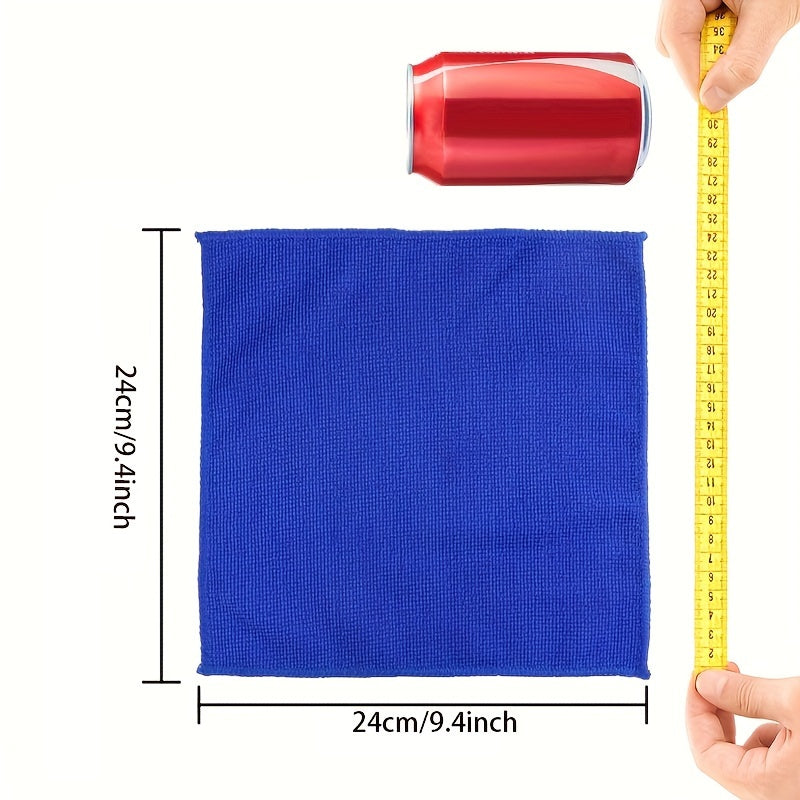 50 Pcs Microfiber Towel 50 Pcs Microfiber Wipe Towel: Super Absorbent, Durable