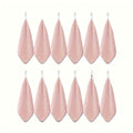 12pcs Ultra Absorbent Microfiber Cleaning Cloths with Hanging Loop - Versatile for Kitchen