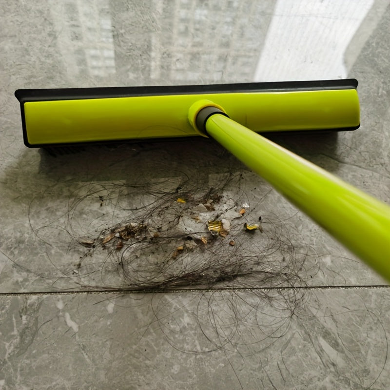 Multi-Functional Cleaning Set: Floor Broom + Pet Rubber Brush + Hand-Free Mop
