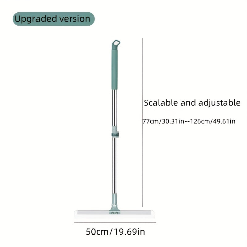 Multi-Functional Broom, Shower Scraper, Floor Rubber Scraper Broom, Cleaner Anti-Slip Grip