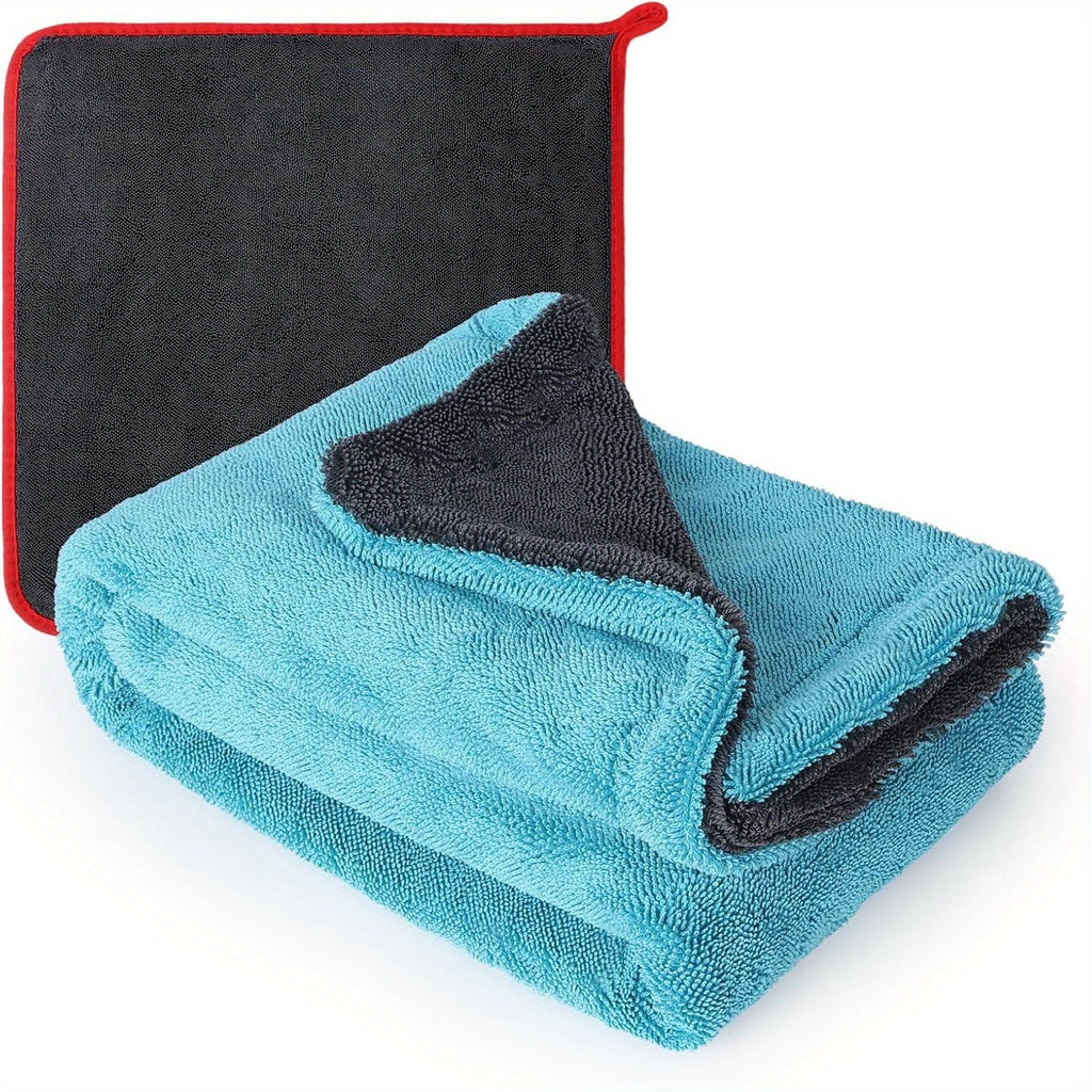 2-Pack Microfiber Car Drying Towels, 1300 GSM Double Twisted Loop, Extra Large 24\