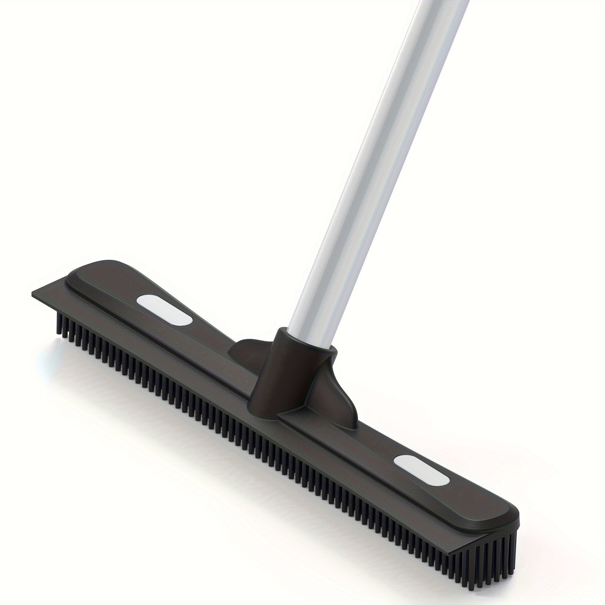 emmama Brand Rubber Broom with Squeegee, for Carpet Cleaning, Bathroom Cleaning