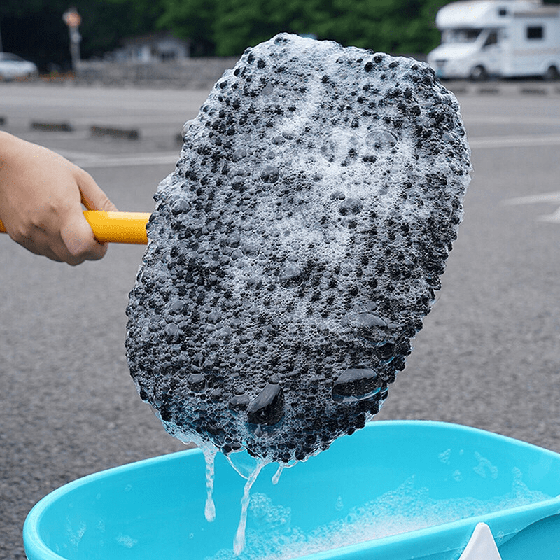 Car Wash Brush, Cleaning Mop, Auto Detailing Kit, long handle vehicle cleaning tool with sponge