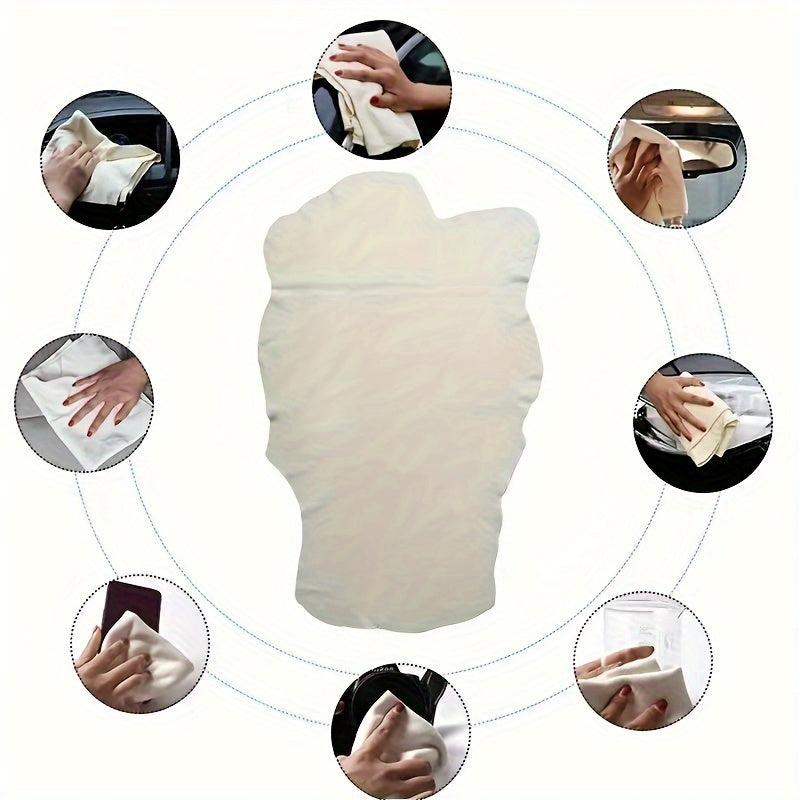 Ultra Absorbent Deerskin Towel LDQ Premium 1pc Deerskin Car Towel | Ultra Absorbent